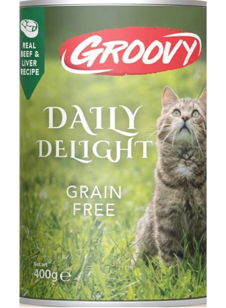 GROOVY DAILY DELIGHT Real beef&liver 400g - Image 1